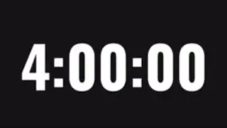 4 Hour Timer 