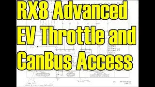 Mazda RX8, Electric Vehicle conversion, Throttle pedal and CanBus access.