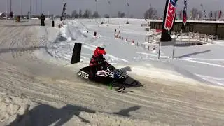 Lindsey's first 120  Mod Race Georgian Downs Snowcross Barrie