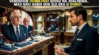 Vendedor HUMILHOU Idoso na Joalheria, Mas Não Sabia Que Ele Era o DONO!