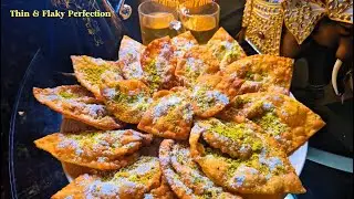 How to Make Traditional Ghosh Fil (Elephant Ear Pastry)🍃✨Crispy. Sweet. Flaky.Perfect with green tea
