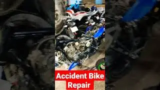 Accident Bike Repair Tvs 4v and RTR