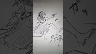 ※彼女は特別な訓練を受けています #創作 #ショート動画  #イラスト