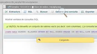Encriptación y Desencriptación en XAMPP (MYSQL)