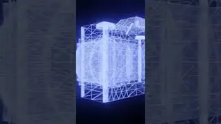 Blender Wireframe Camera 📷 effect 