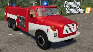 FS19 - Tatra 148 FIRE BRIGADE - Farming Simulator 2019 Roleplay Truck Mod DOWNLOAD