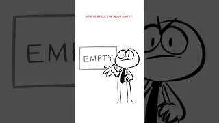 How To Spell EMPTY 😄 (Animation Meme) #shorts