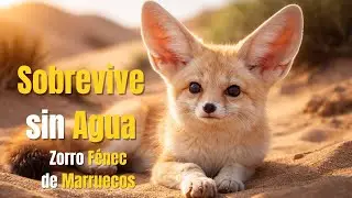 El Zorro Fénec de Marruecos es el Maestro de la Supervivencia en el Desierto.