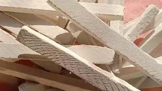 Thick white soft slate pencils dry cleaning video || smooth cleaning in sunlight || Eatdry