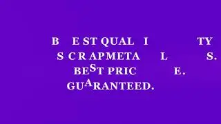 PREMIUM QUALITY SCRAP METALS EXPORT. MADE IN USA. AG UNIVERSAL USA LLC.