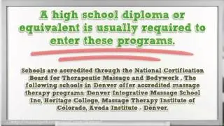 Massage Therapy Schools in Denver | CO Therapist Certification