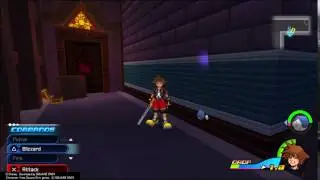 Meow-wow, why are you inside a wa-- Ok. [Kingdom Hearts HD: Dream Drop Distance]