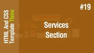 [Arabic] HTML & CSS Template Three 2021 - #19 - Services Section
