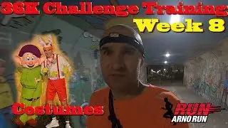 Costumes and Running 36K Challenge training week 8