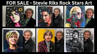 NEW FOR SALE - Stevie Riks Art - APRIL 2025