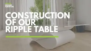 Construction of Profile Designs Furniture Ripple table using HI-MACS Ultra-Thermoforming