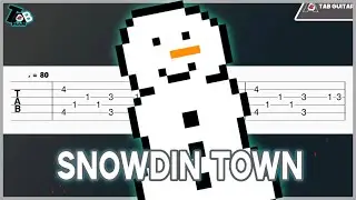 Snowdin Town - Undertale Guitar Tab (Simple)