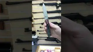 Складной нож Kizer PPY сталь 154CM, рукоять Black/Red Micarta