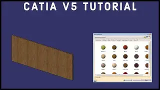 CATIA V5 Tutorial #3 | Wood Board (Panel) | Beginner