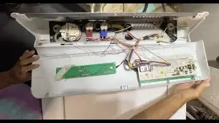 How to remove the control panel on a GE washing Machine