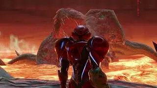 Metroid Prime 4 - Flare Pool: Volcano Heart: Defeat Phenoros | Cutscene and Fight | Destroy the Core