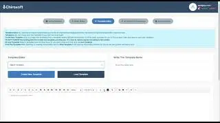 How to Add a Template in the Template Editor from the Doctor Panel