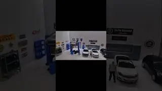 I built my first dream garage ... at 1 43 scale using IKEA Brannboll cabinet  @TheCarWorkshop