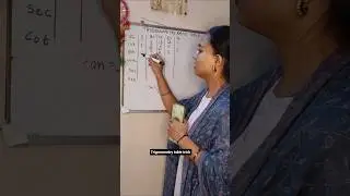 Trigonometry table trick part-3 I #ytviral #class10th #trigonometry #studymotivation #trick #easy