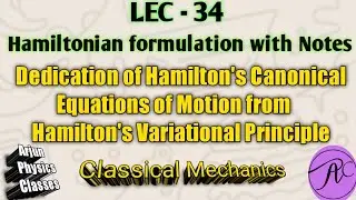 II Hamilton's Canonical Equations of Motion from Hamilton's Variational Principle II