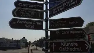 Cavan Town, Ireland on a Sunny Day