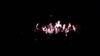 Cyndi Lauper True Colors at Radio City in audience (purple)