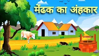 मेंढक का अहंकार | Baccho Ki Kahaniya | Moral Cartoon Video | Hindi kahani
