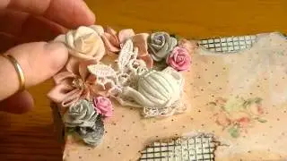 Shabby Grunge Box using Prima Tea Thyme 10-2-12