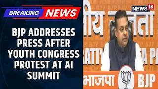 Bjp Addresses A Press Conference After The Protest Organised By The Indian Youth Congress | News18