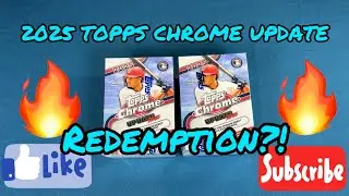🔥 2025 Topps Chrome Update Blasters VS MEGA! Redemption and Auto? 