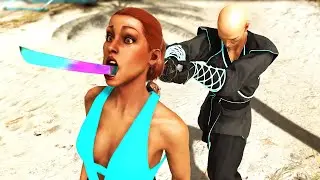 HITMAN 3 Ambrose Island Neon Ninja Katana Kill Everyone Ghost Mode