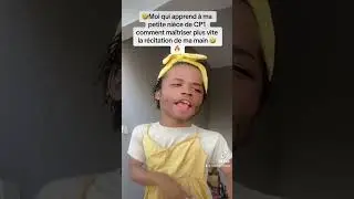 R&eacute;citation ma main avec ma ni&egrave;ce🤣