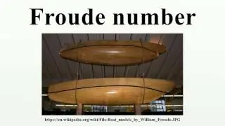 Froude number