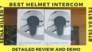 BTS3 HELMET BLUETOOTH INTERCOM 2019 UNBOXING AND TUTORIAL , DEMO | BEST BLUETOOTH HELMET INTERCOM?