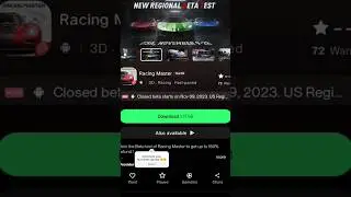 How to download Racing master -Beta test Lunched for android #racingmaster