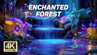 Enchanted Forest Dreams | Animated Relaxing Magical Escape & Gentle Piano Ambience | AI Short Film