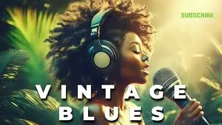 #118 Vintage Blues Music [🎙Raw Soulful Vocals ] Relaxing Night Escape l Retro Classics Style