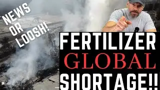 Fertilizer shortage causing farmers to switch crops. & Weaver fertilizer fire￼