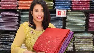 HEAVY DEMANDED CRUSHED SILK APLIC WORK SALWAR MATERIAL 