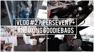 VLOG #27: PERSEVENT + UNBOXING GOODIEBAGS!♡ // BEAUTYGURUSNL,