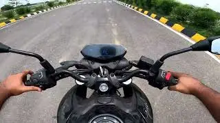BAJAJ PULSAR N250 0-100 kmh ACCELERATION | 130-0 kmh BRAKING TEST | Correct Braking Technique