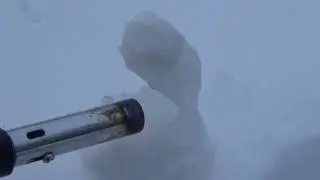 A lot of snow VS GAS TORCH
