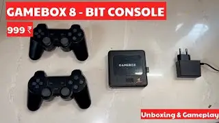 Game Box 8-Bit Console Unboxing & Gameplay! 😍