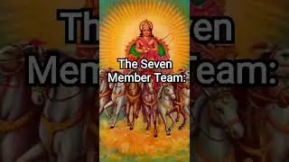 Bharat/Sanskrit/Science/ Sun's Chariot with a Seven Members Team#vedicscience