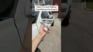 Easy Way To Level Tow Mirrors👀